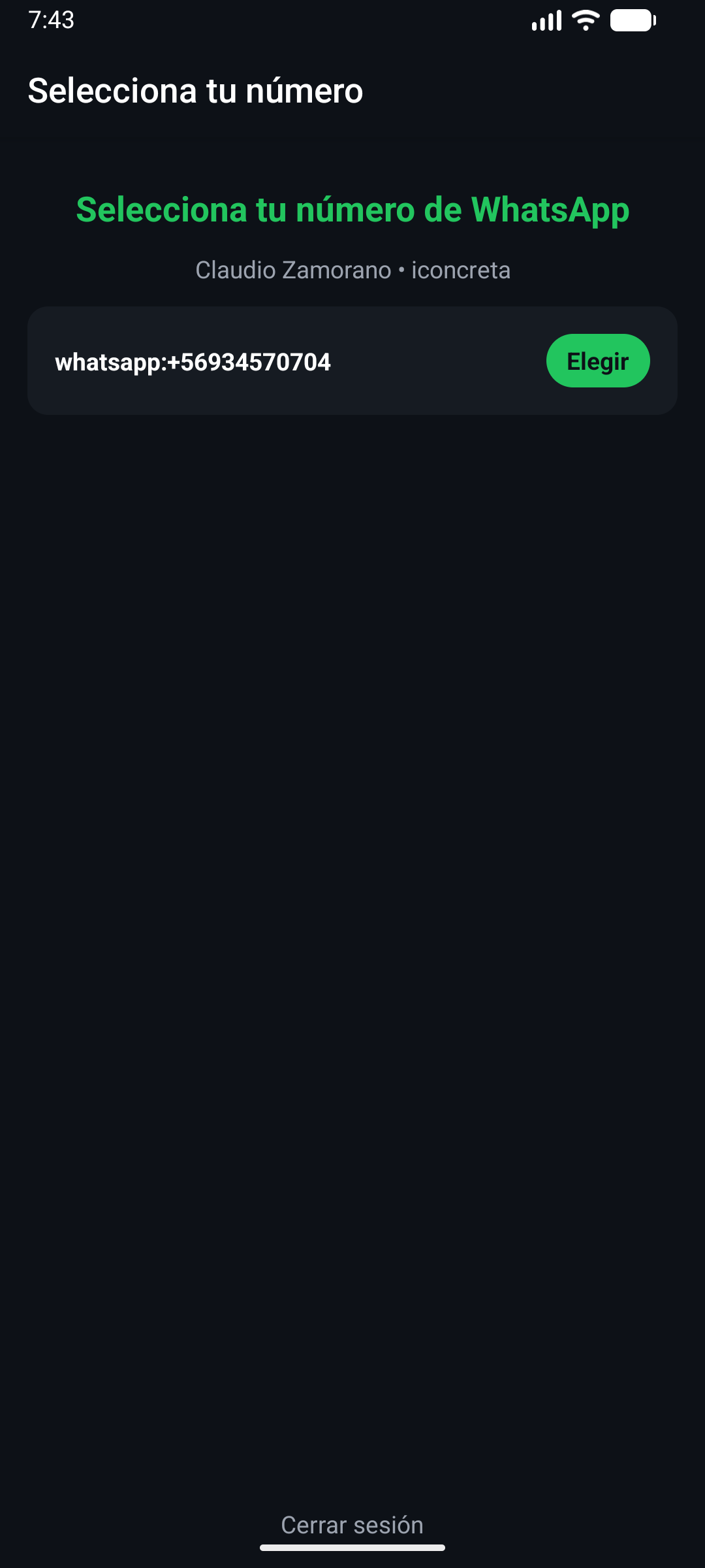 App Mobile Iconecta - Vista 1